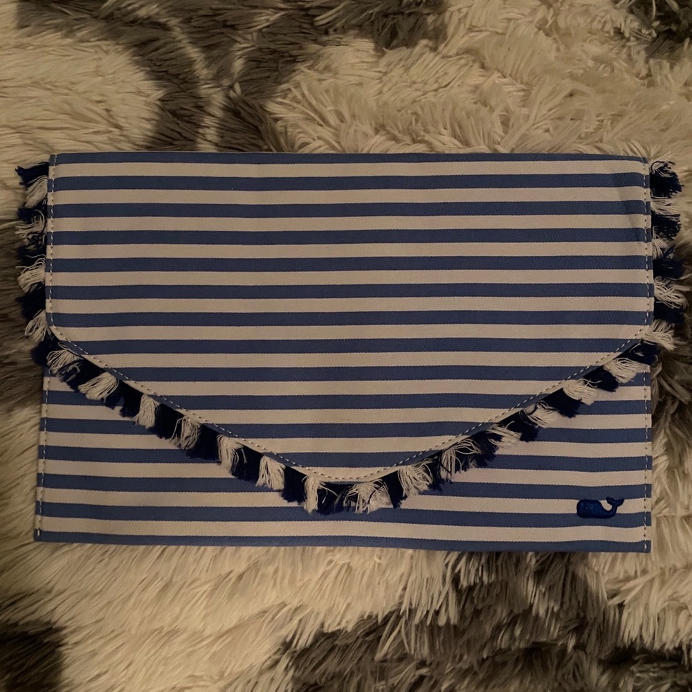Vineyard Vines Fringe Envelope Clutch